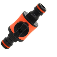 Коннектор двухсторонний с запорным краном (AP 1021)